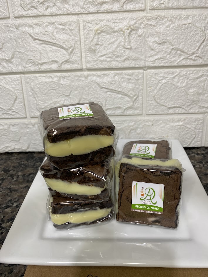 Brownie Ninho com Nutella